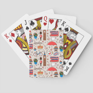 London Symbols Pattern Playing Cards