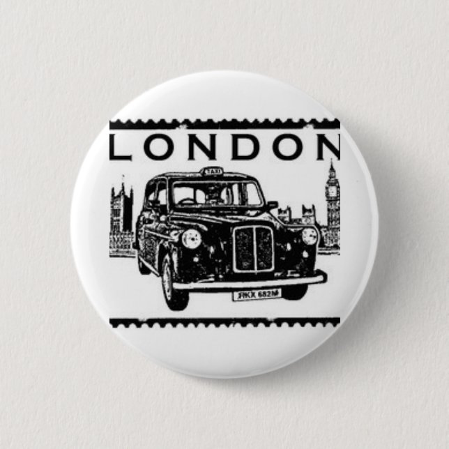 London Taxi 2 Inch Round Button (Front)