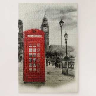 London: telephone cab jigsaw puzzle