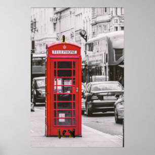 London Telephone Kiosk Poster