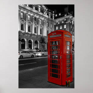 London Telephone Kiosk Poster