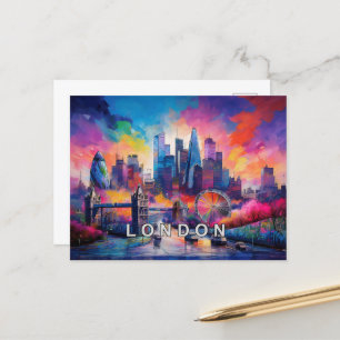 London The Big Smoke  Postcard