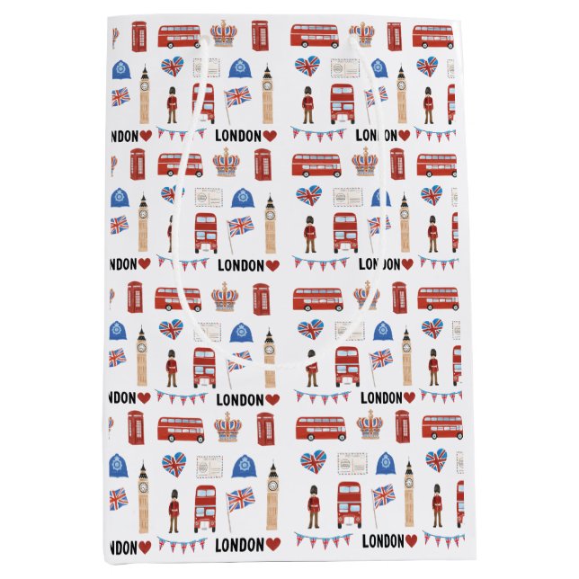 London Themed Gift Bag | London Themed Gift  (Front)