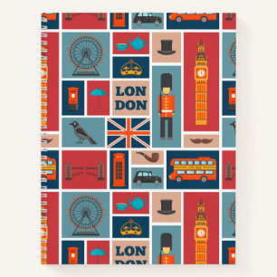 London Themed Notebook