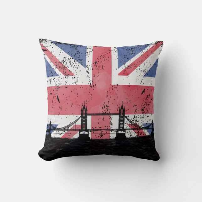 London Throw Pillow (Front)