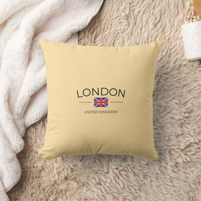 London Throw Pillow (Blanket)