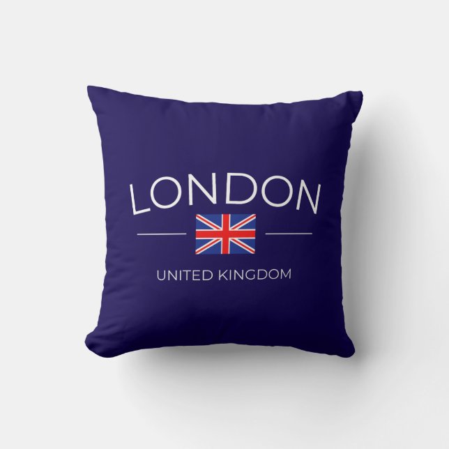 London Throw Pillow (Front)