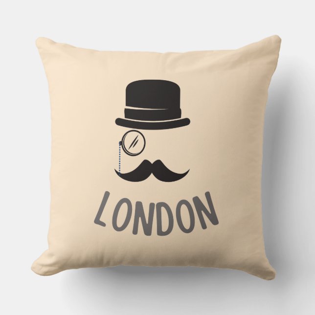 LONDON THROW PILLOW (Front)