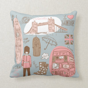 london throw pillow
