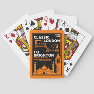 London To Brighton Veteran Car Run Playing Cards