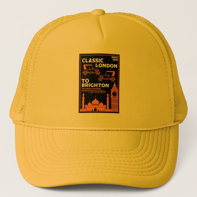 London To Brighton Veteran Car Run Trucker Hat (Front)