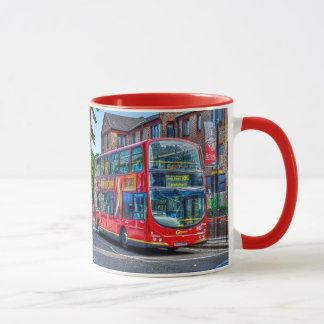 London to Lewisham Red Double-decker Bus UK Mug