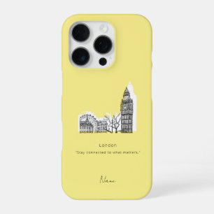 London Tone Sketch iphone case