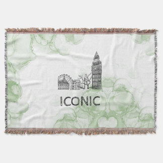 London Tone Watercolor Blanket