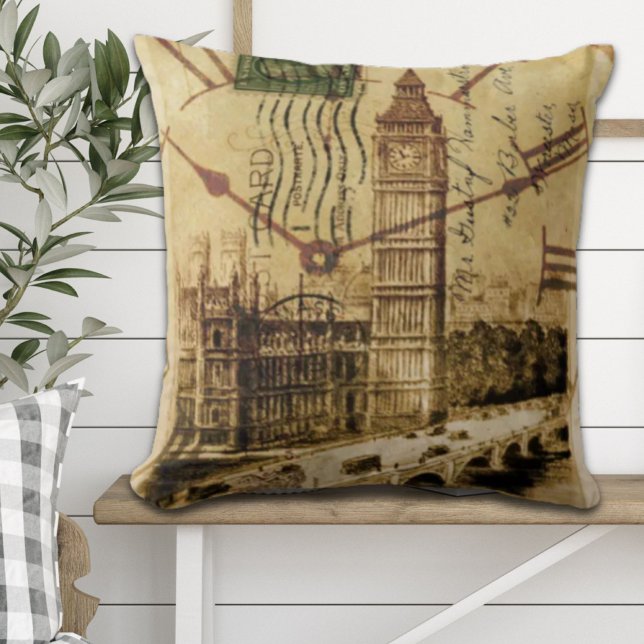 London Tower bridge clocktower big ben Throw Pillow (London Tower bridge clocktower big ben Throw Pillow)