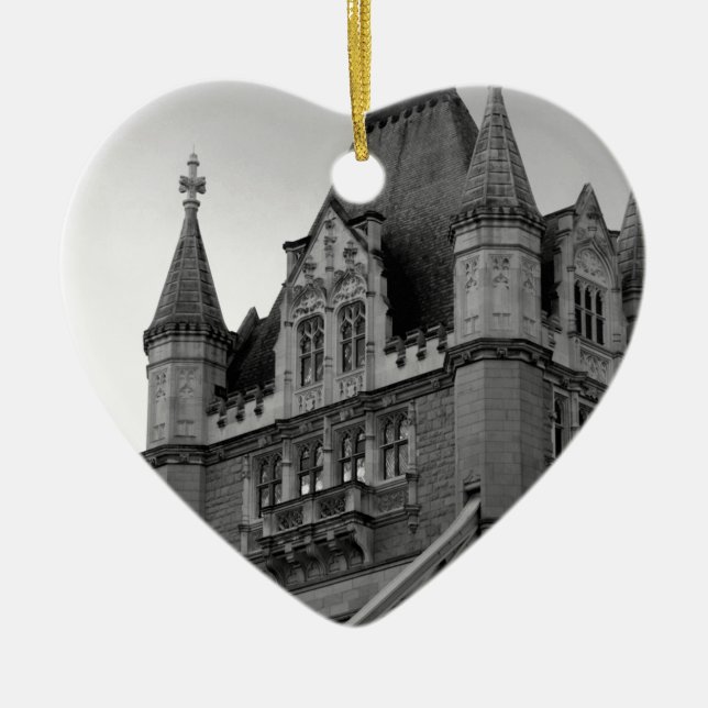 London Tower Bridge Close-up Ceramic Ornament (Front)