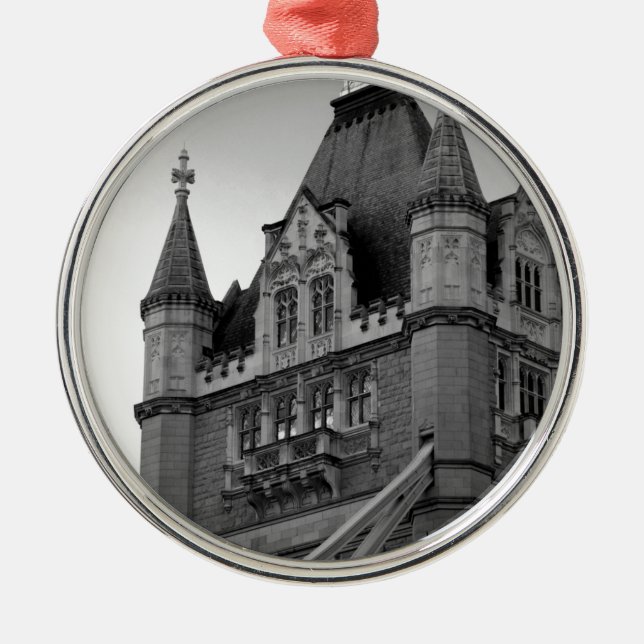 London Tower Bridge Close-up Metal Ornament (Front)