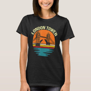 London Tower Bridge Over The Thames England Great  T-Shirt