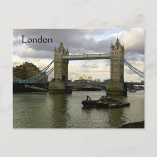 London Tower Bridge Postcard
