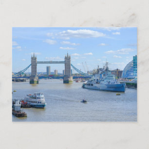 London Tower Bridge Postcard