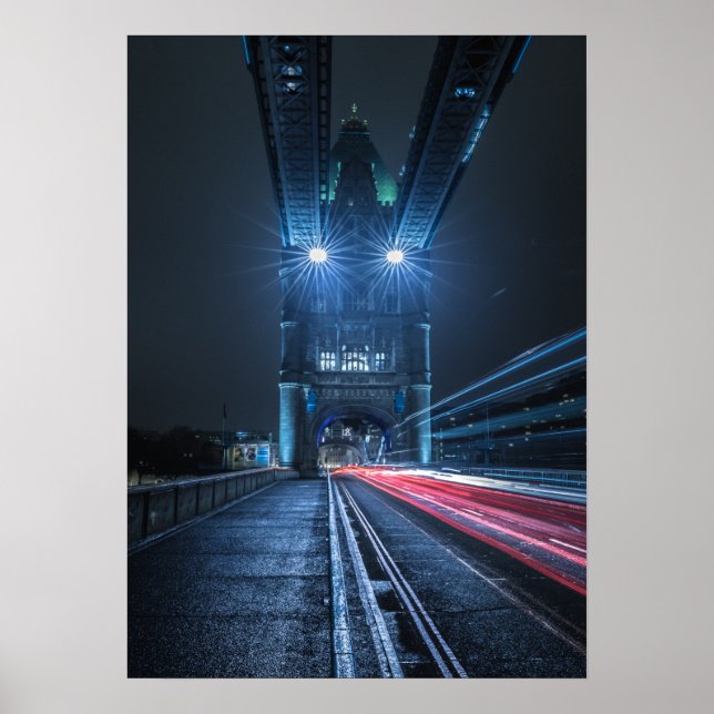 London Tower Bridge Street Poster (Front)