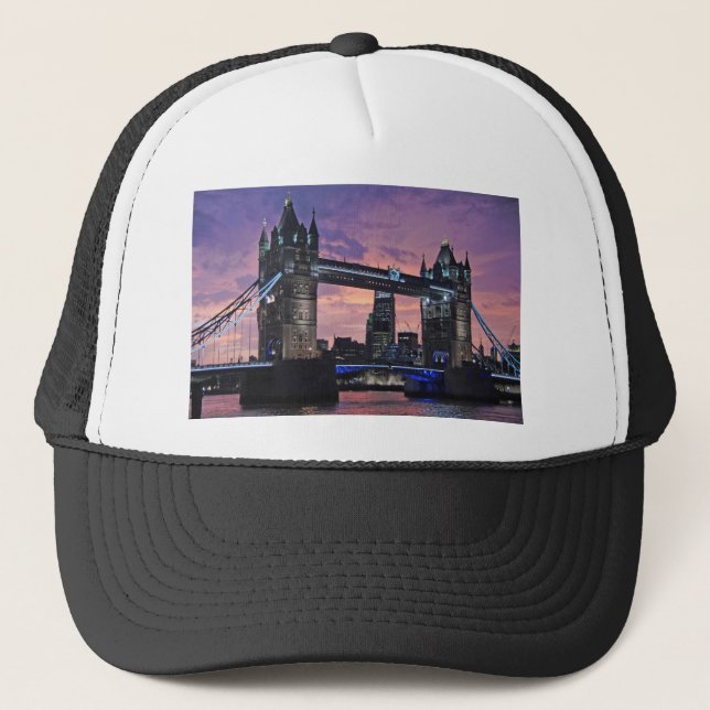 London Tower Bridge Trucker Hat (Front)