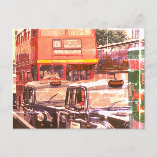 London Traffic Postcard (Front)