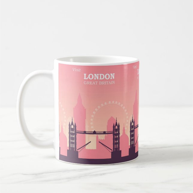 London Travel England Coffee Mug (Left)