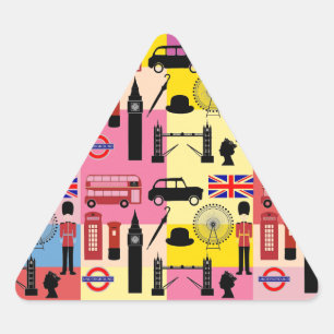 London Triangle Stickers