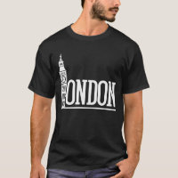 London Typography Big Ben Souvenir Design
