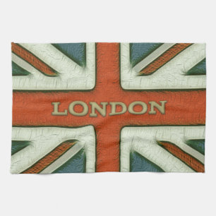 London UK Flag Kitchen Towel