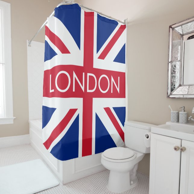 London UK United Kingdom Union Jack Flag (In Situ)