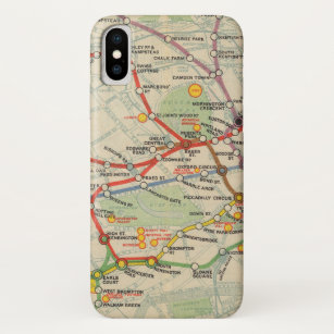 London Underground Railways Map Case-Mate iPhone Case