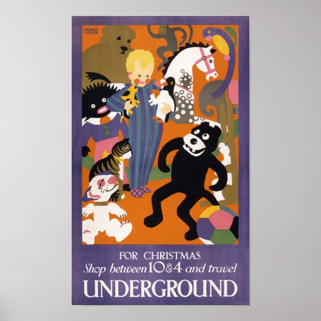 London Underground Vintage Transportation Poster (Front)
