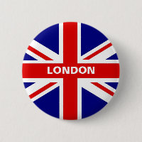 London Union Jack Button