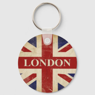 London - Union Jack - I Love London Keychain