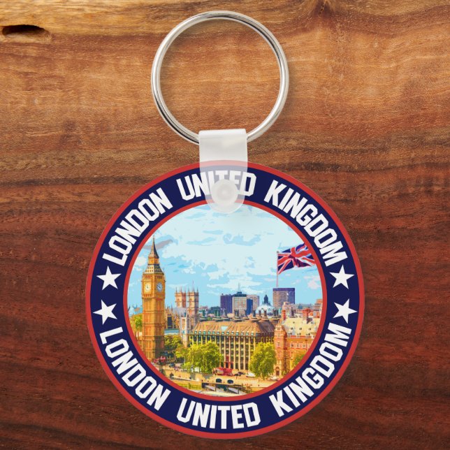 London United Kingdom                              Keychain (Front)