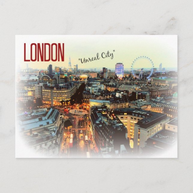 London "Unreal City" Eliot Postcard (Front)