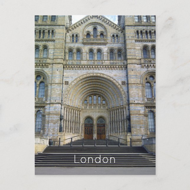 London - Victoria and Albert Museum Holiday Postcard (Front)