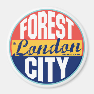 London Vintage Label Magnet