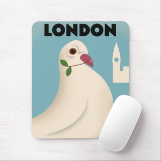 London Vintage style travel poster. Mouse Pad