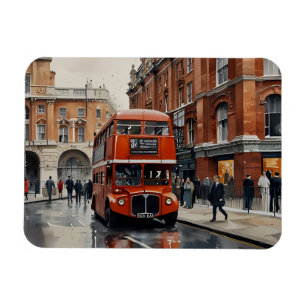 London watercolor art magnet