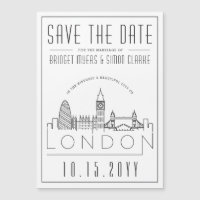 London Wedding | Stylized Skyline Save the Date