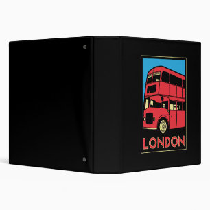 london westminster england art deco retro poster binder
