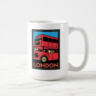 london westminster england art deco retro poster coffee mug