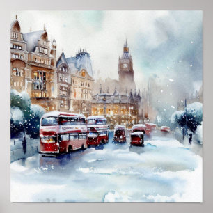London-Winter Wonderland (B) Poster