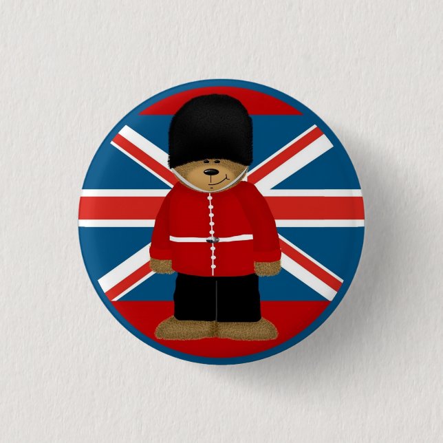 Londonbeary 1 Inch Round Button (Front)