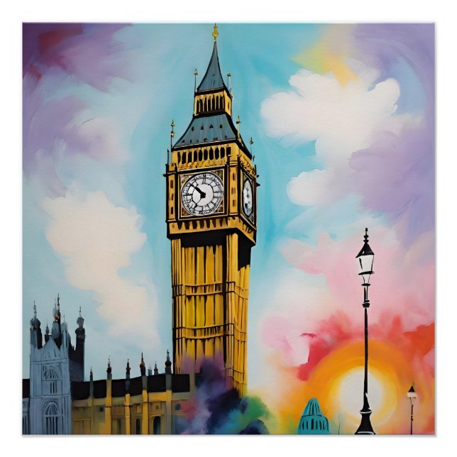 London's Big Ben  Poster (Front)