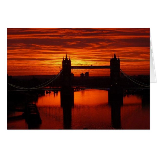 London's Tower Bridge at Daybreak (Front Horizontal)