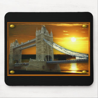 London's Tower Bridge in Fantasy Sunshine Mousepad